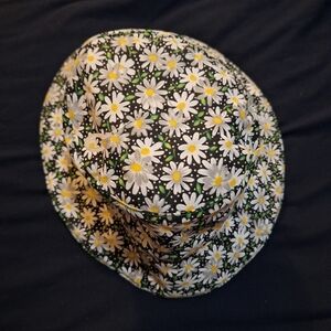 Toddler Child Floral Daisy Reversible Bucket Hat